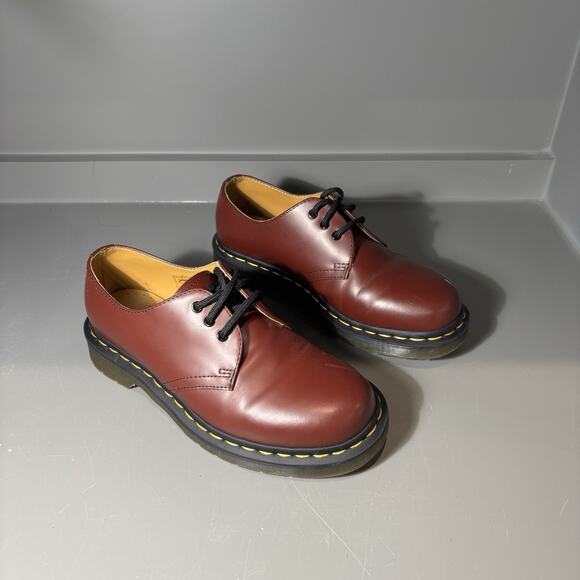 Dr Martens x Undercover Smooth Boots in Cherry Red Size 5 Men Or Size 6 Women’s - Picture 1 of 8